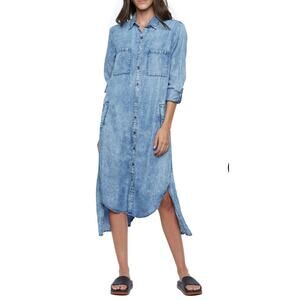 WOMEN'S WASH LAB DENIM DRESS. A14